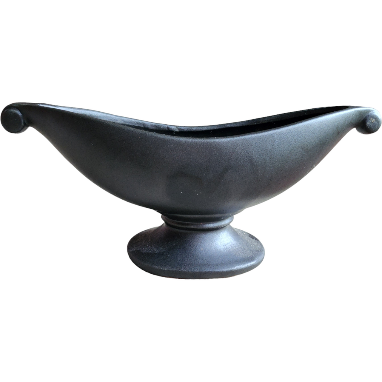 McCoy Art deco Matte Black Pottery Planter
