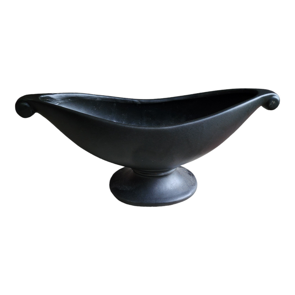 McCoy Art deco Matte Black Pottery Planter