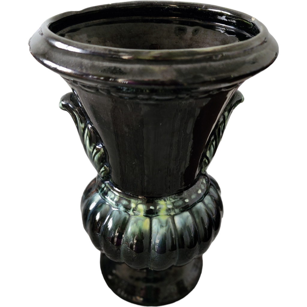 McCoy Pottery Blended Brush Majolica Jardiniere Vase 1916
