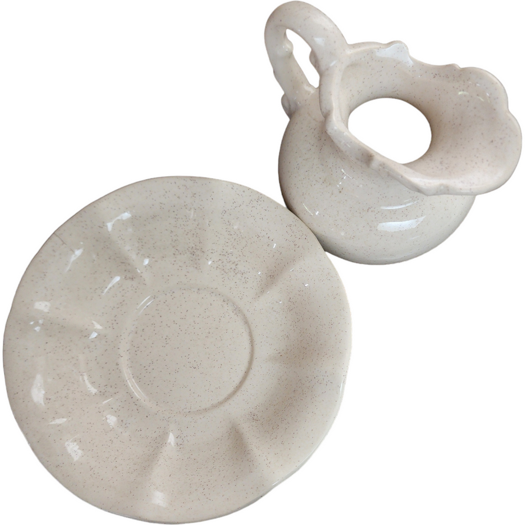 McCoy USA Pottery Grape Pitcher and Basin