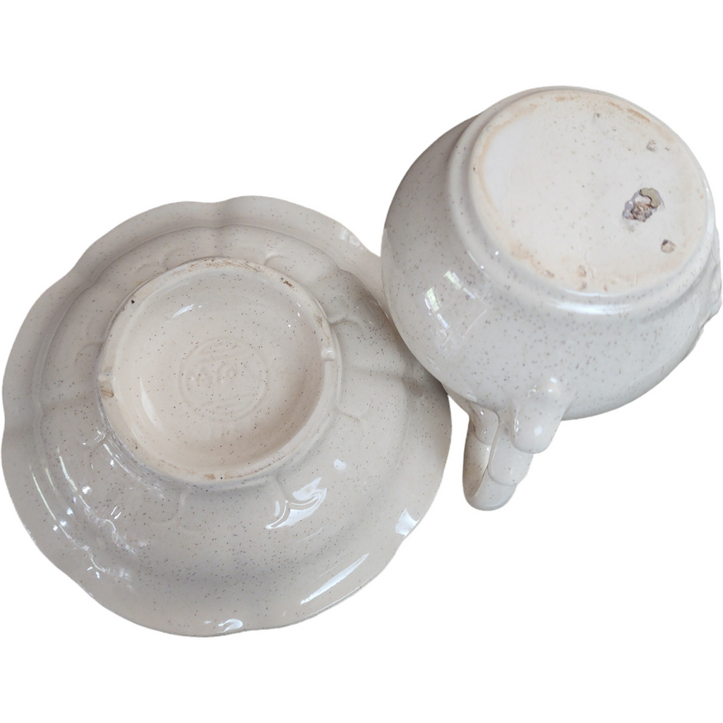 McCoy USA Pottery Grape Pitcher and Basin