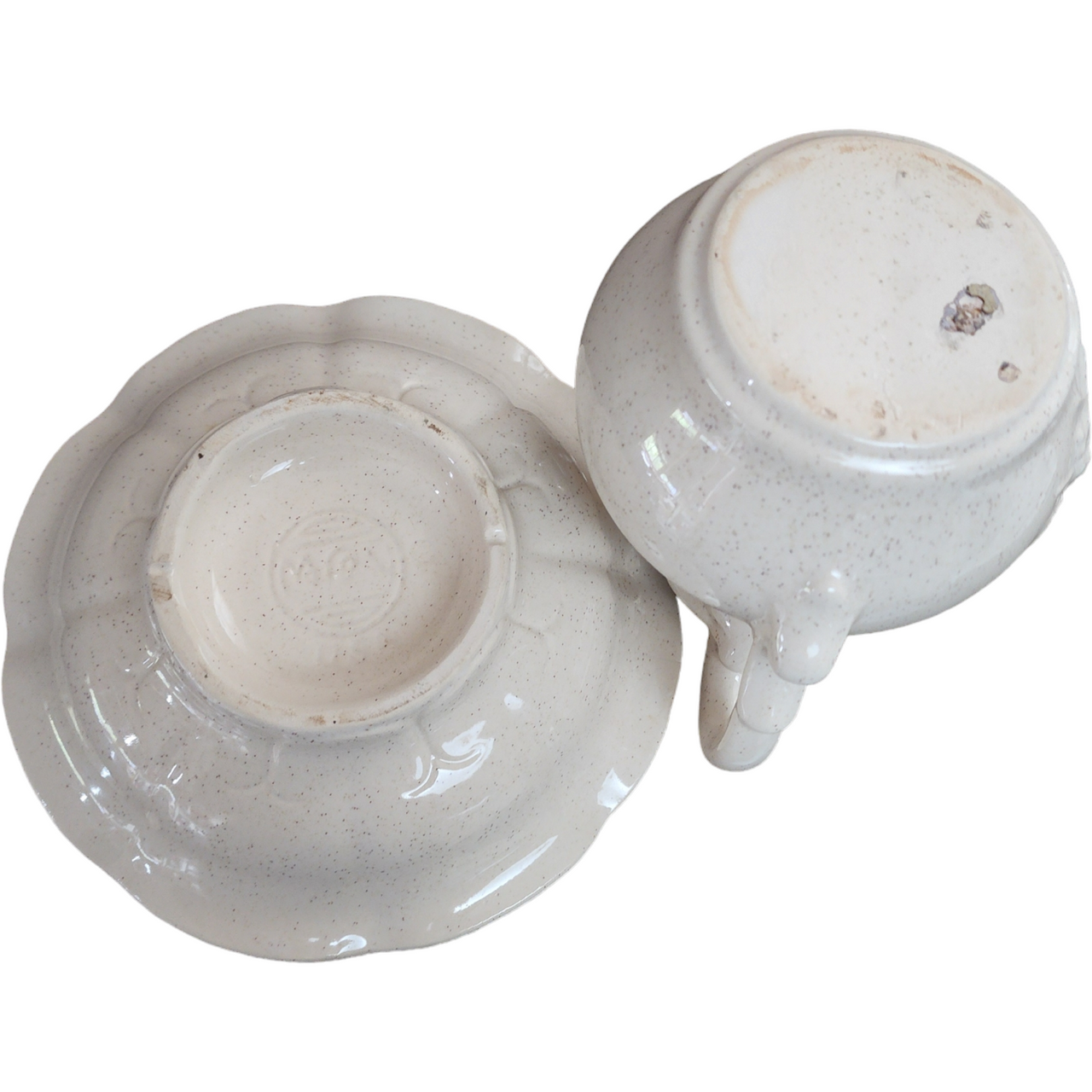 McCoy USA Pottery Grape Pitcher and Basin