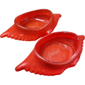 McKee Glasbake Crab Shell Individual Seafood Baker Dish Set of 2