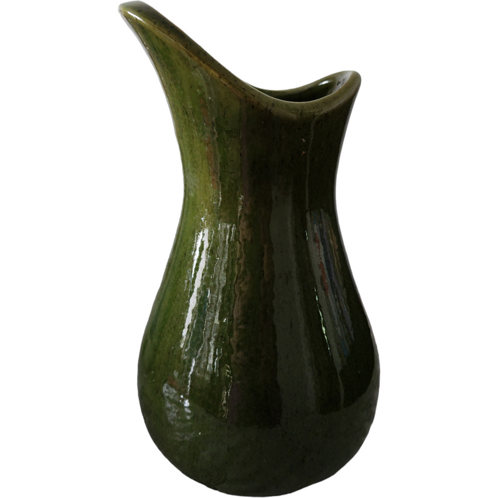 Antique Studio  Art Pottery Moss Green Vase