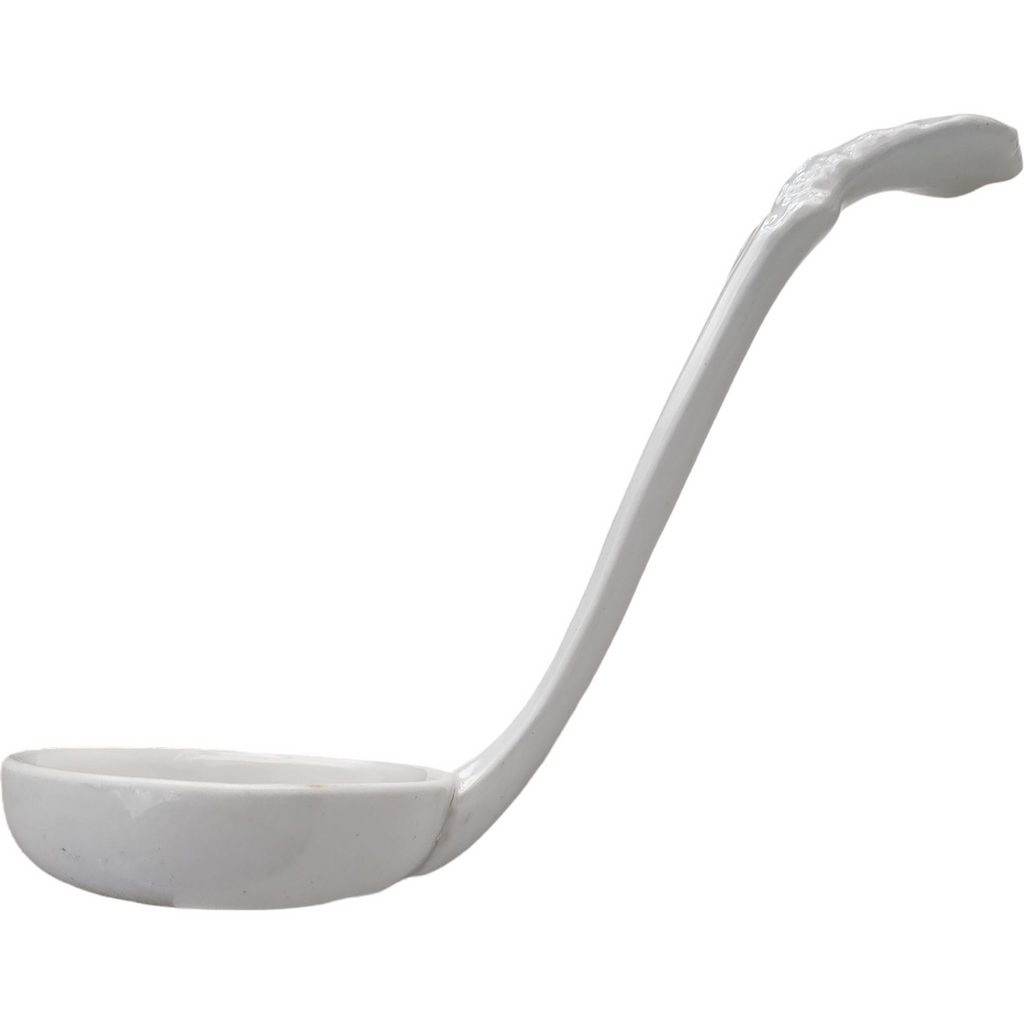 Meakin J & G White Ironstone Wheat and Grape Large Soup Size Ladle