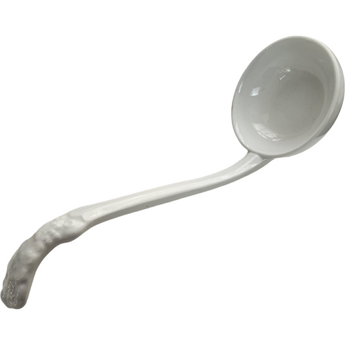 Meakin J & G White Ironstone Wheat and Grape Large Soup Size Ladle