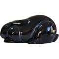 Mikasa Art Deco Revival Black Porcelain Bunny Rabbit Table Sculpture Figurine