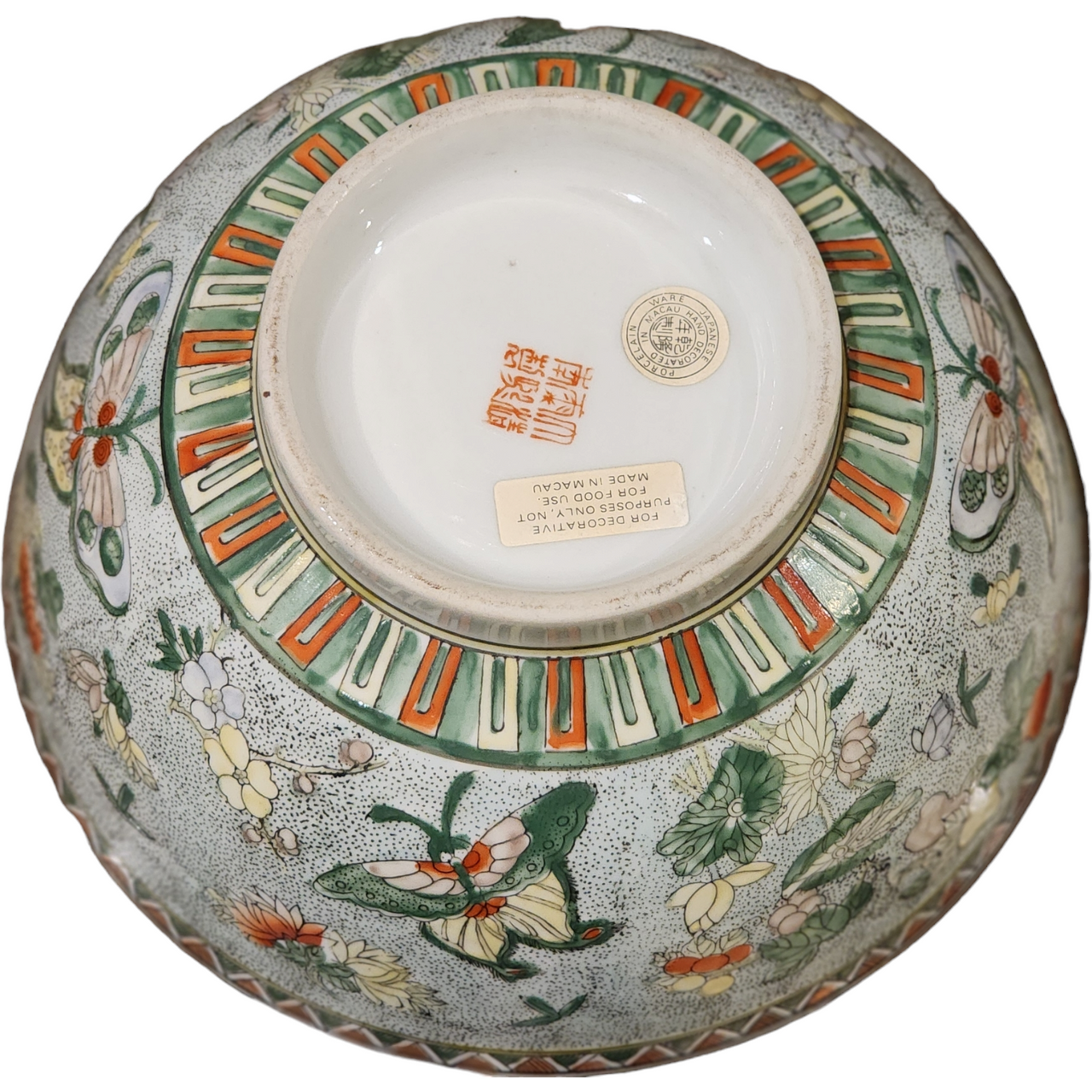 Ming Dynasty Large Porcelain Decorative Bowl