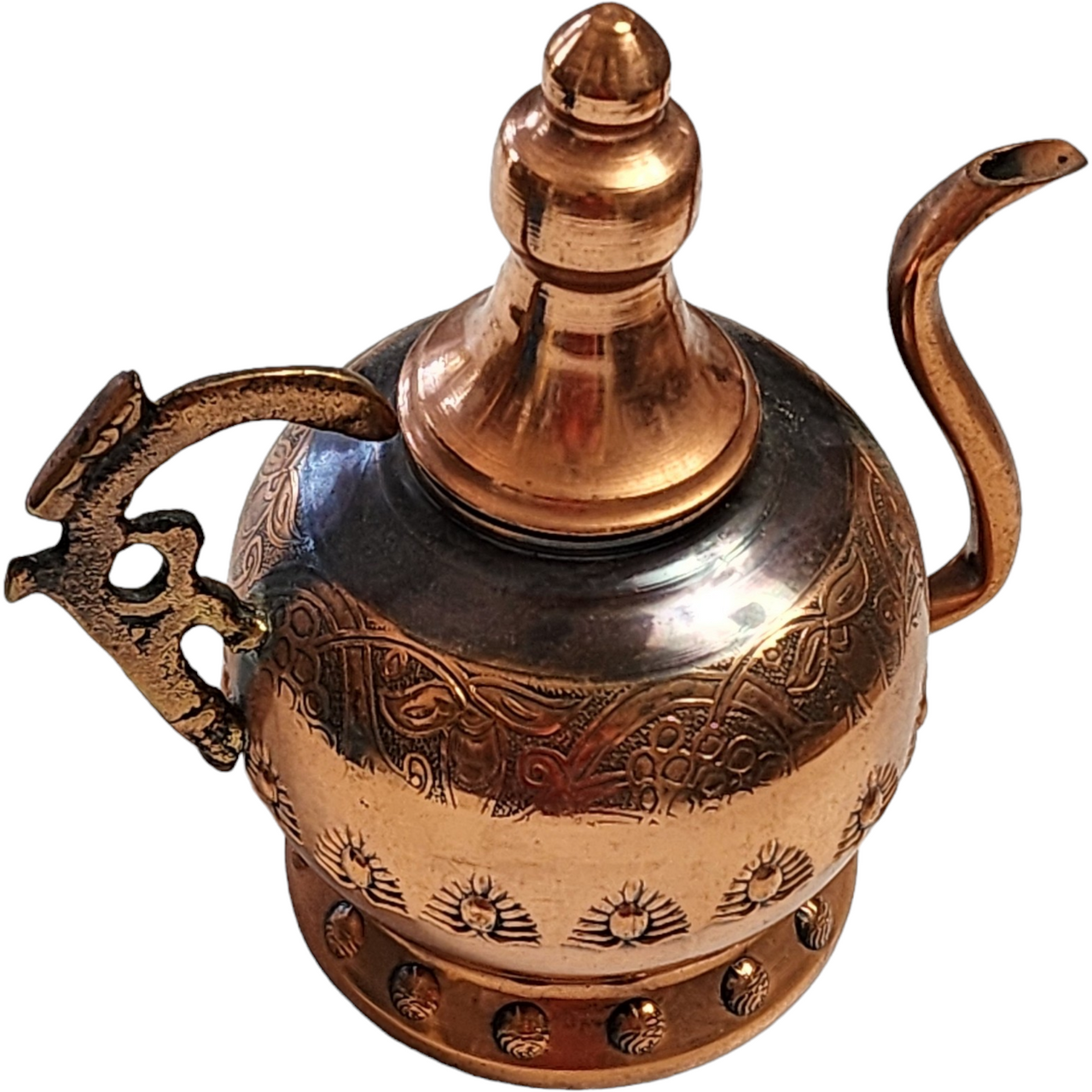 Moroccan Copper Brass Tea Pot Kettle