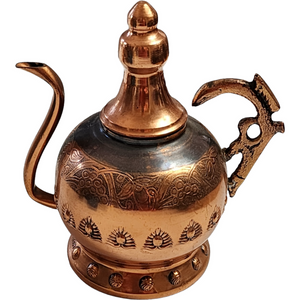 Moroccan Copper Brass Tea Pot Kettle