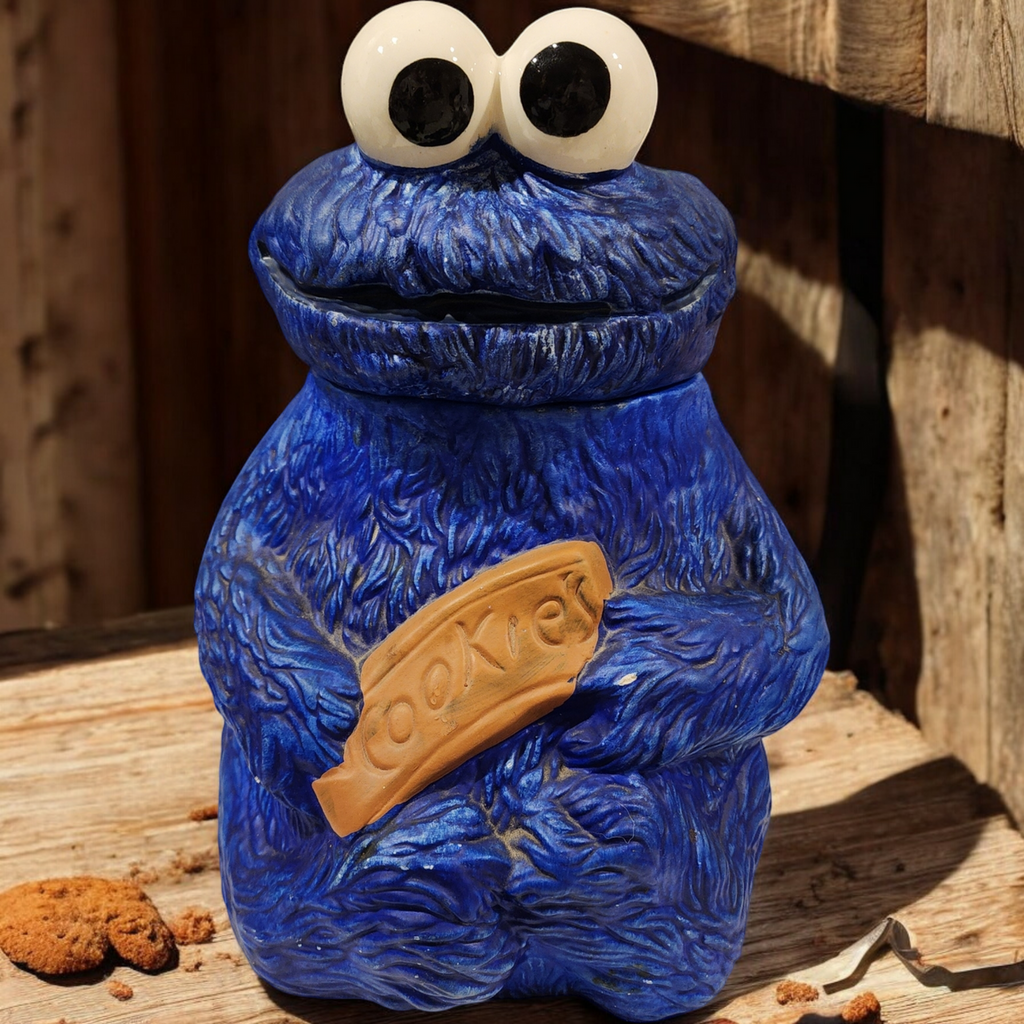 Muppets Sesame Street Cookie Monster Ceramic Cookie Jar