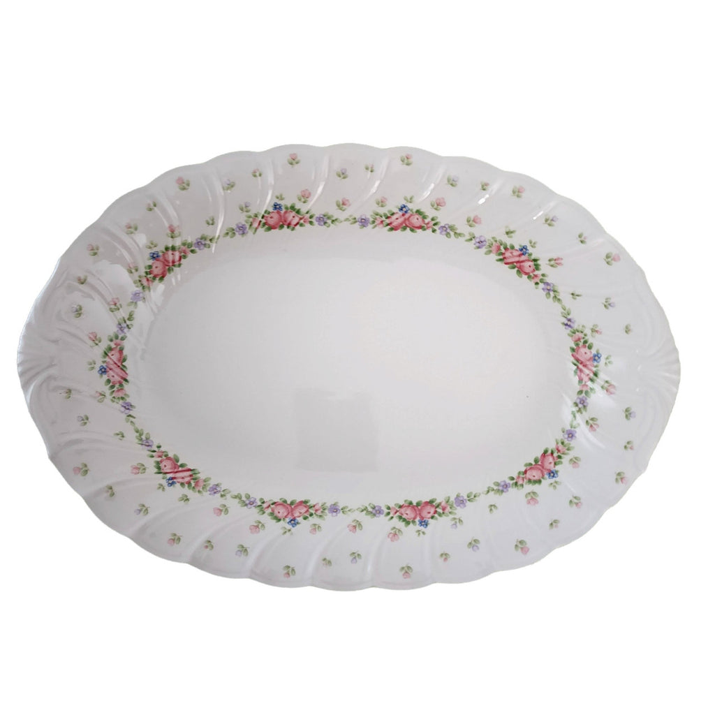 14" NIKKO Garland Oval Serving Platter