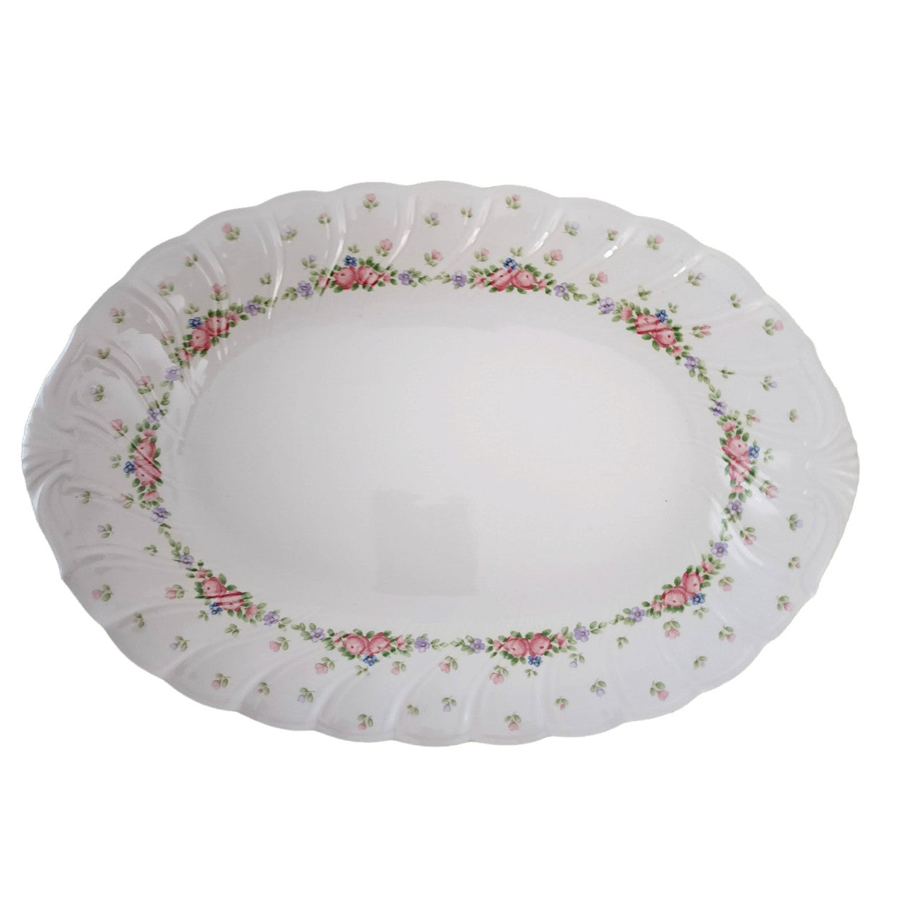 14" NIKKO Garland Oval Serving Platter