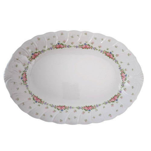 14" NIKKO Garland Oval Serving Platter