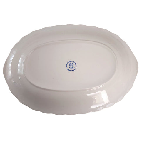 14" NIKKO Garland Oval Serving Platter