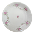 New Habsburg Pink Purple Flowers Scalloped Coupe Soup Bowl Austria