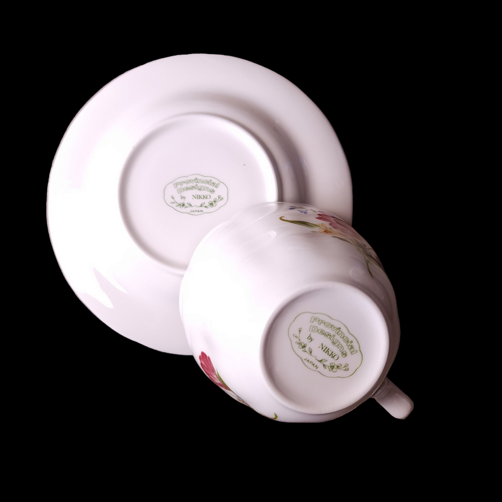 Nikko Biarritz Flat Cup & Saucer Set