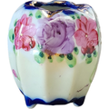 Nippon Cobalt Floral Porcelain Toothpick Holder Japan