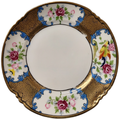 Noritake  Floral & Bird Rim, Gold Panels & Trim Bread & Butter Plate Japan
