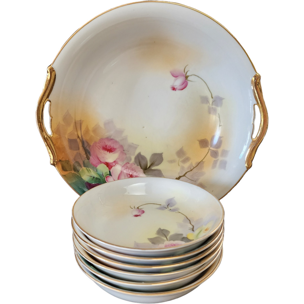 Noritake Mystery Hand Painted Berry Set of 7