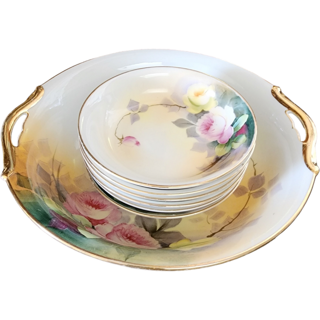 Noritake Mystery Hand Painted Berry Set of 7