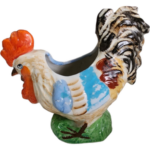 Occupied Japan Baby Nursery Planter Chicken Rooster Japan