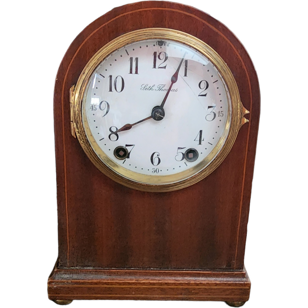 Original Old Antique Victorian Seth Thomas Beehive Mantle Clock AS IS