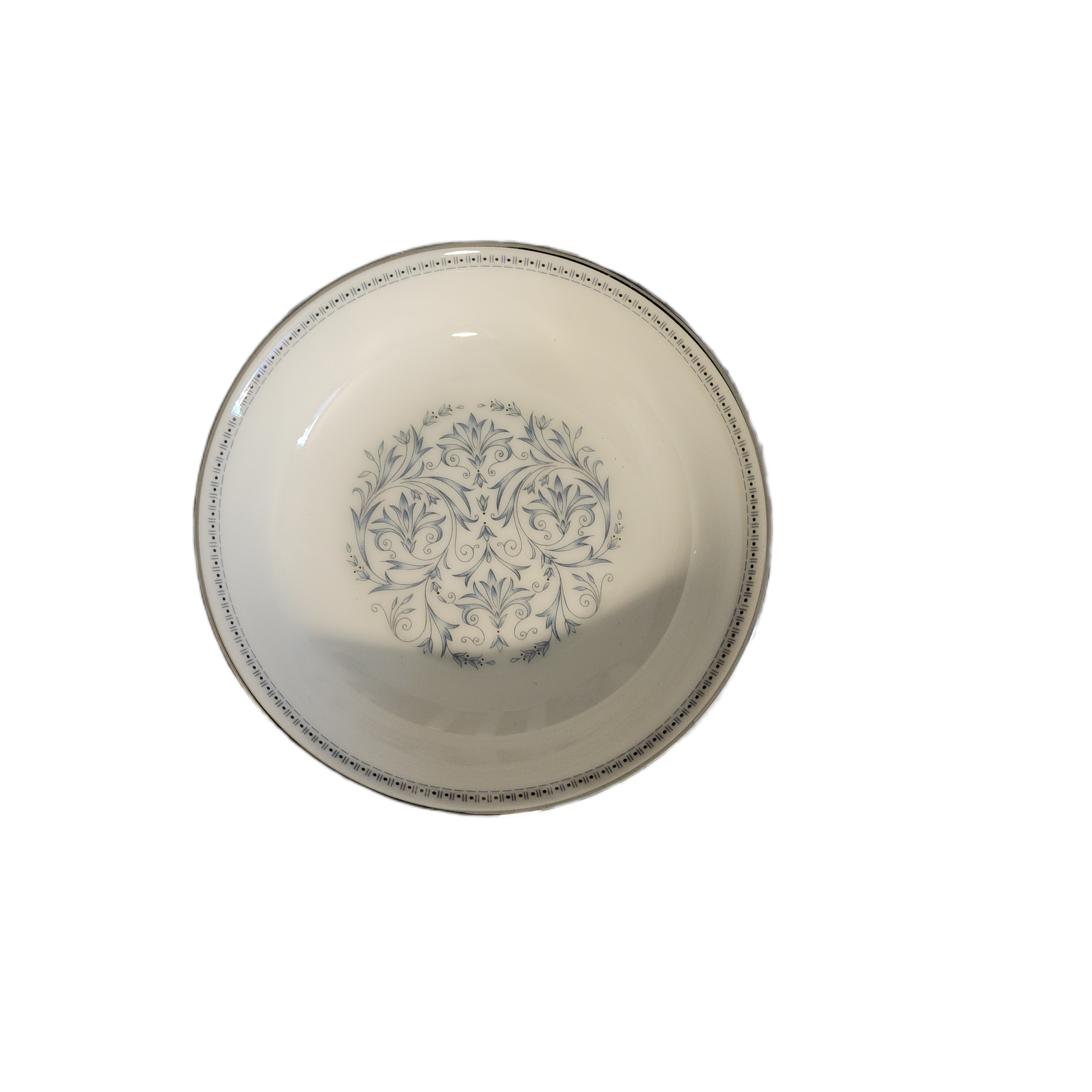 Oxford Bone China White & Blue Floral Fruit/Dessert (Sauce) Bowl
