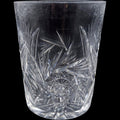 Parka Crystal Double Old Fashioned Glass Cut Crystal Tumbler
