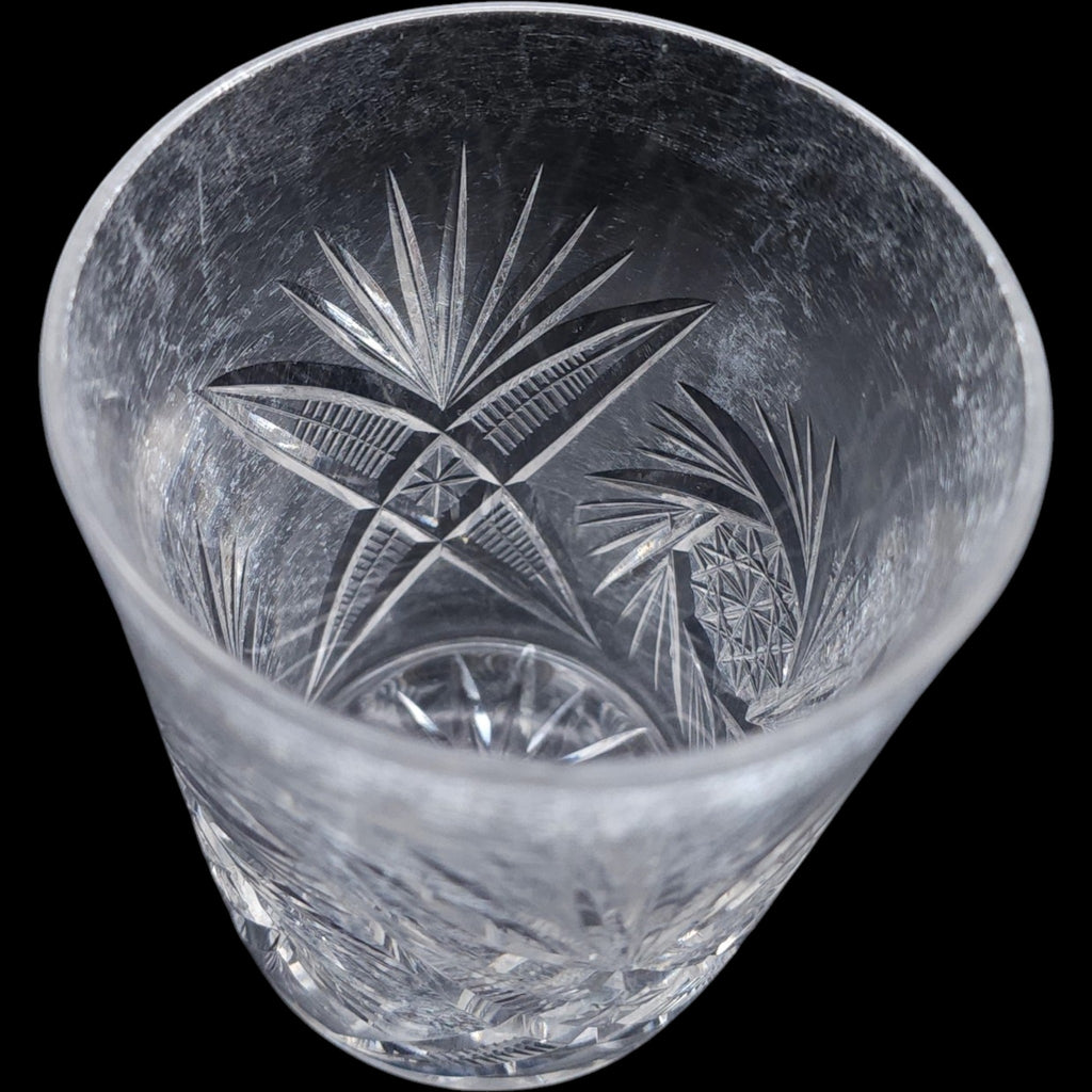Parka Crystal Double Old Fashioned Glass Cut Crystal Tumbler
