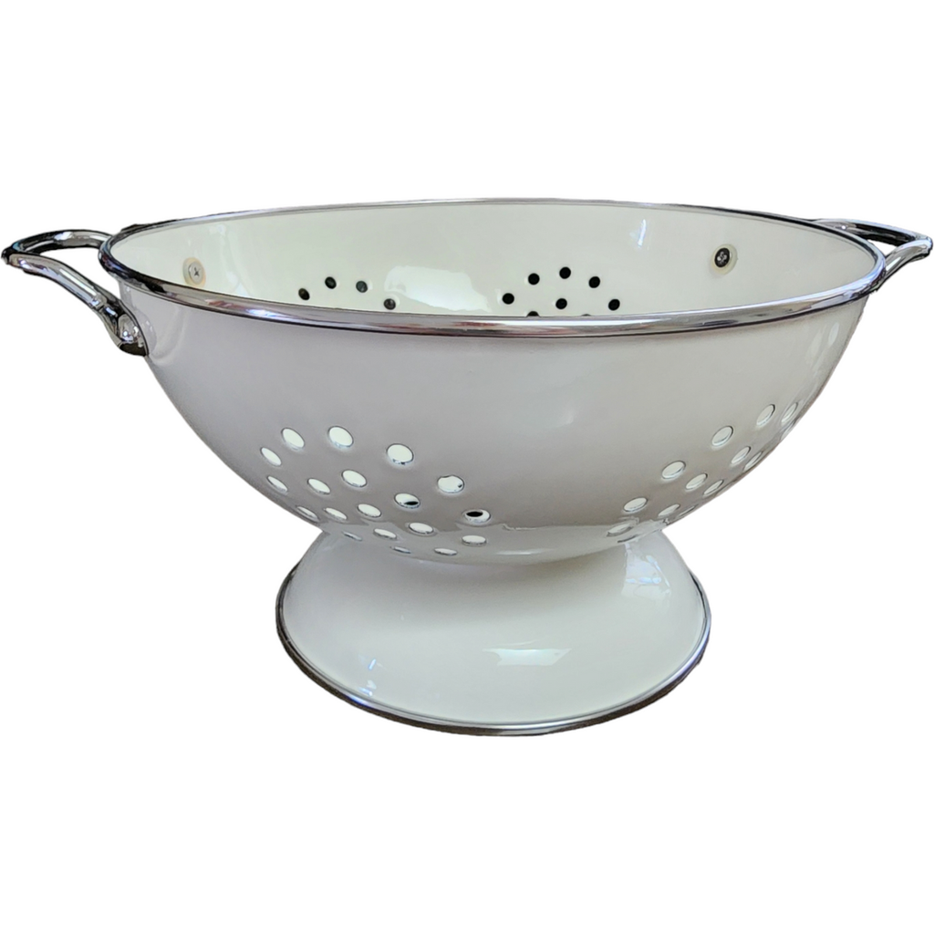 Pfaltzgraff All White 3 Quart Metal Colander