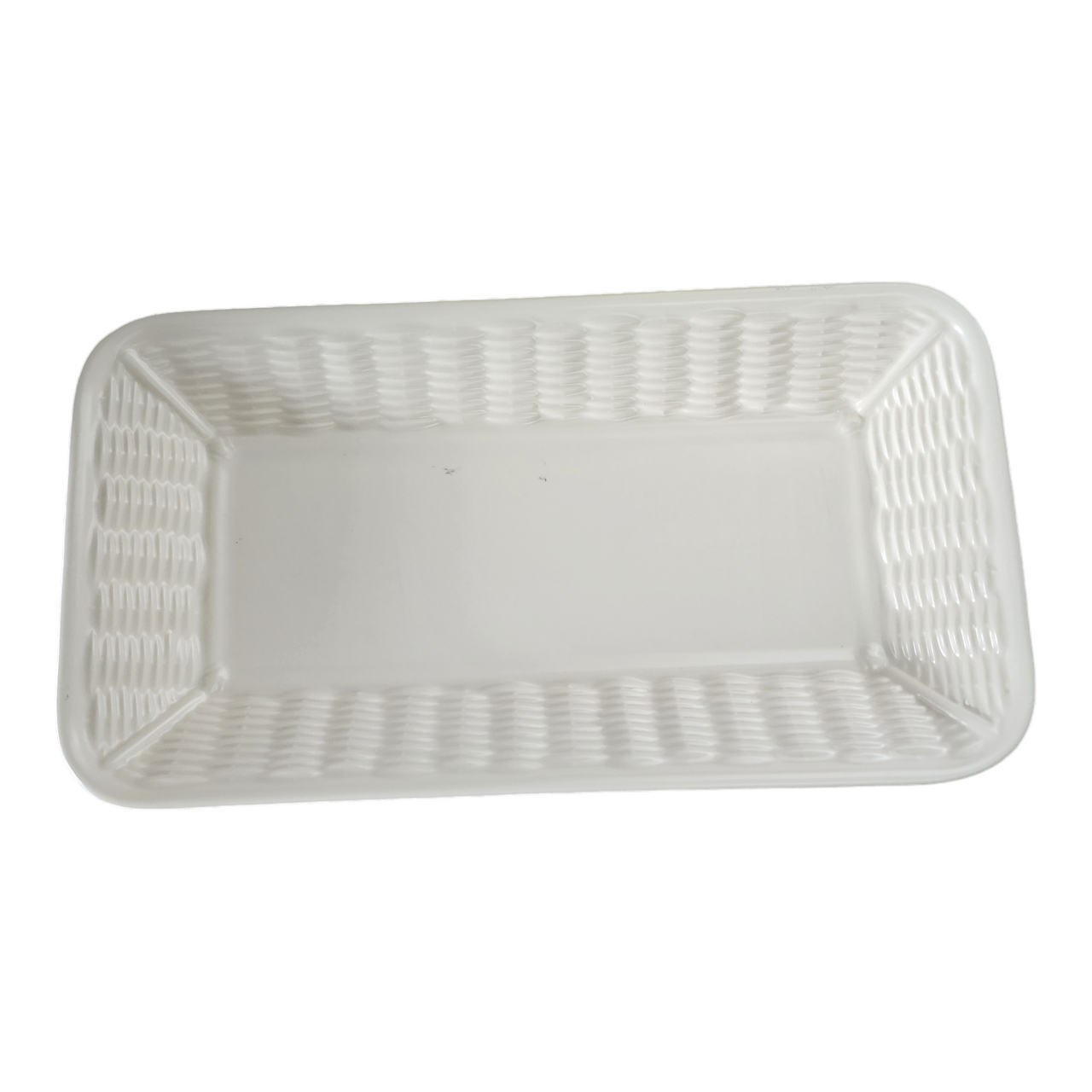Pfaltzgraff Tea Rose Stoneware Bread Basket Tray