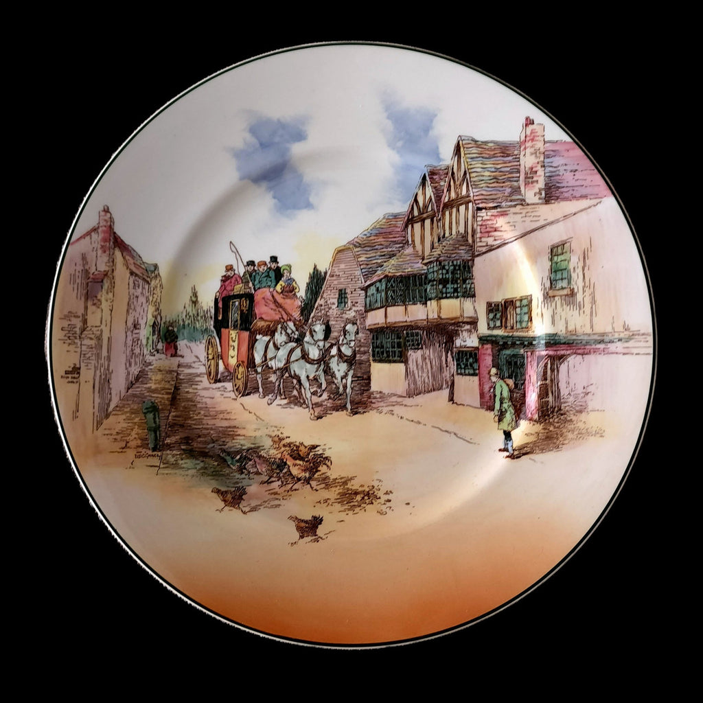 ROYAL DOULTON Old English Coaching Scenes Dinner Plate