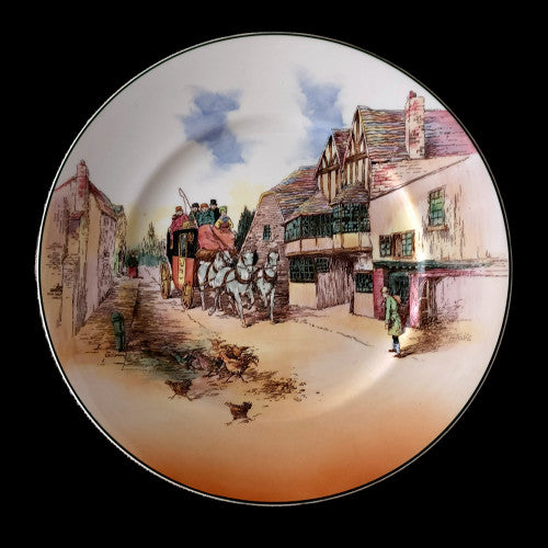 ROYAL DOULTON Old English Coaching Scenes Dinner Plate