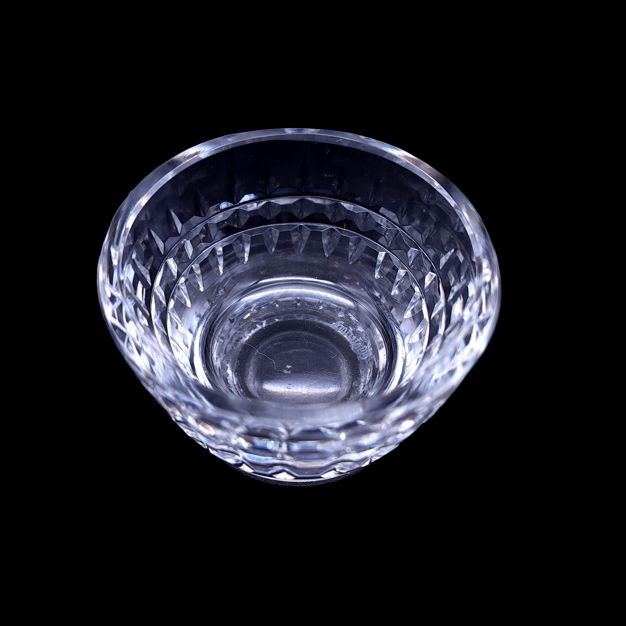 2 3/4" WATERFORD CRYSTAL Glenmore Cut Bowl Lead Crystal Salt Dip