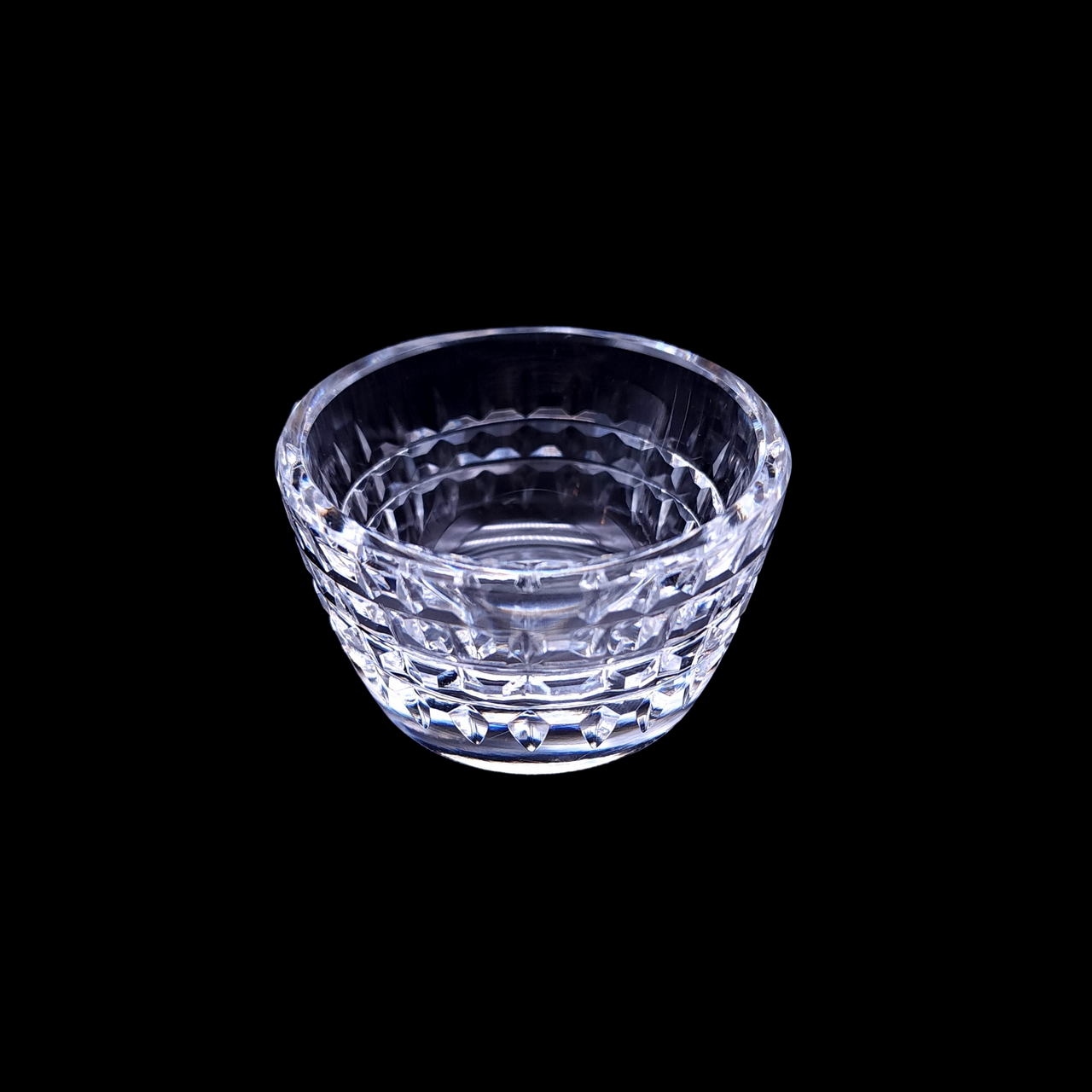 2 3/4" WATERFORD CRYSTAL Glenmore Cut Bowl Lead Crystal Salt Dip