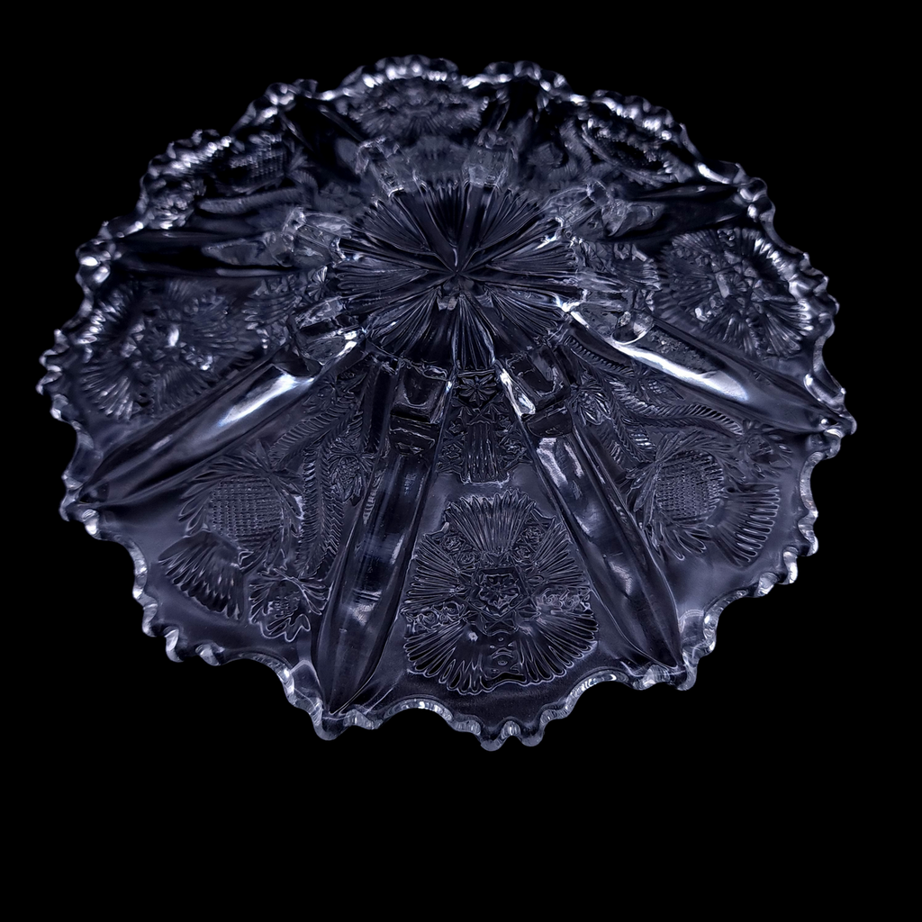 8" HIGBEE Panelled Thistle 8-Toed Shallow Plate