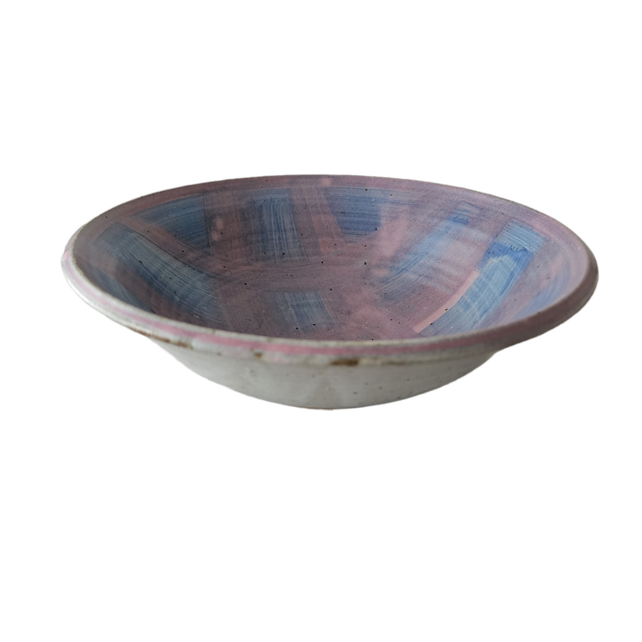Large Artists Handmade Earthenware Bowl