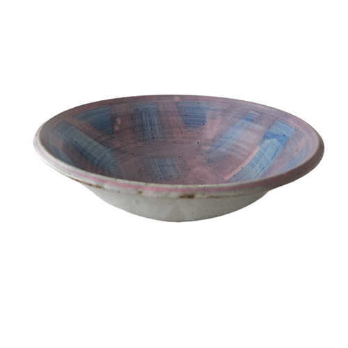 Large Artists Handmade Earthenware Bowl
