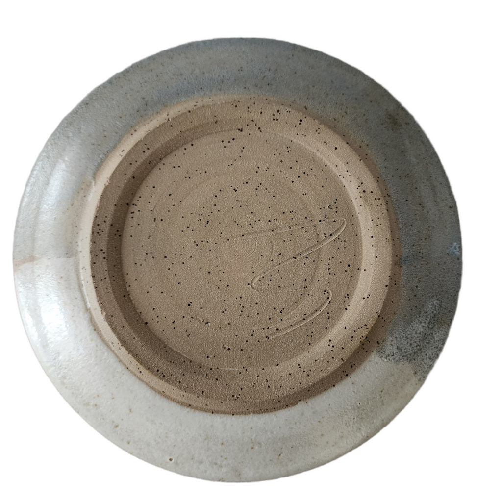 9 1/4" Large Artists Handmade Earthenware Plate