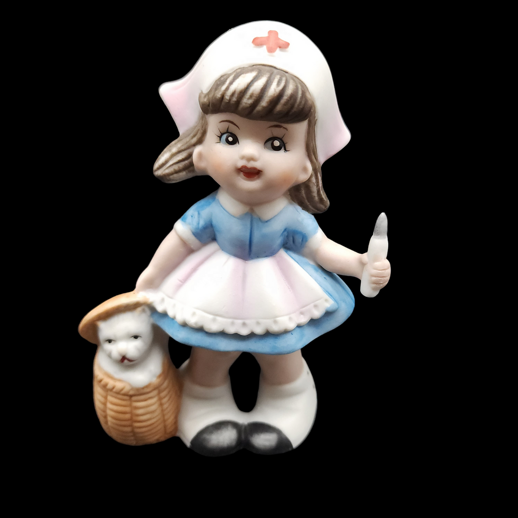 ROYAL CROWN Porcelain Nurse Girl Figurine