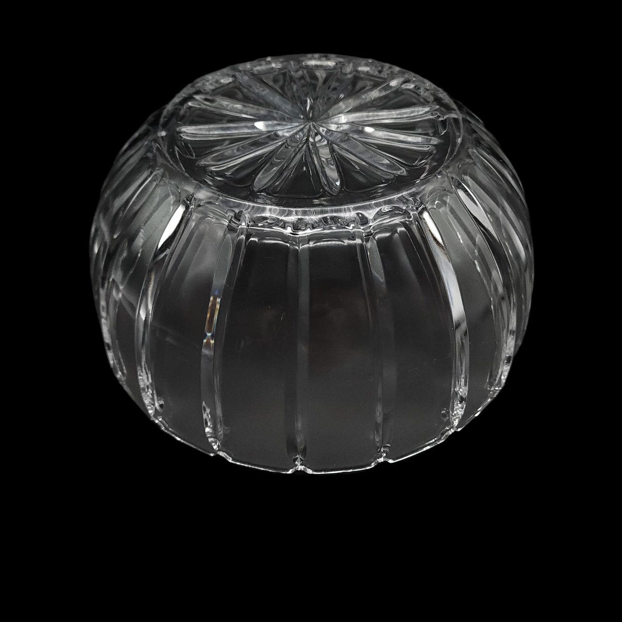 Mikasa Damocles Vertical Cut Lead Crystal Round Bowl