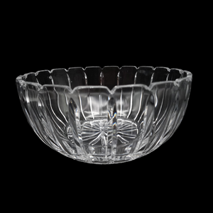 Mikasa Damocles Vertical Cut Lead Crystal Round Bowl