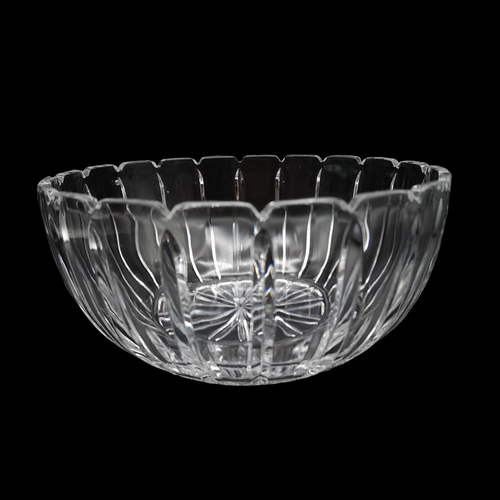 Mikasa Damocles Vertical Cut Lead Crystal Round Bowl