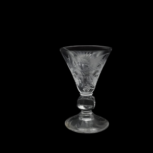 Glastonbury - Lotus Bird of Paradise Clear Cordial Glass