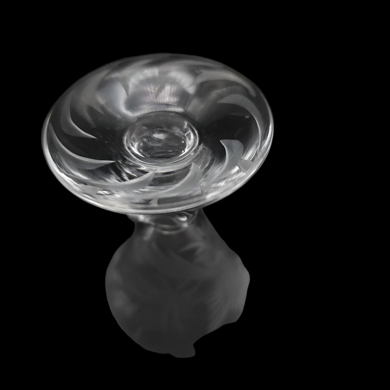 Glastonbury - Lotus Bird of Paradise Clear Cordial Glass