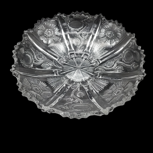 9" HIGBEE Panelled Thistle  8-Toed Shallow Bowl