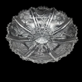 9" HIGBEE Panelled Thistle  8-Toed Shallow Bowl