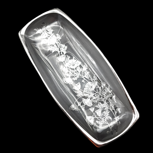 SILVER CITY Flanders Clear Celery Dish