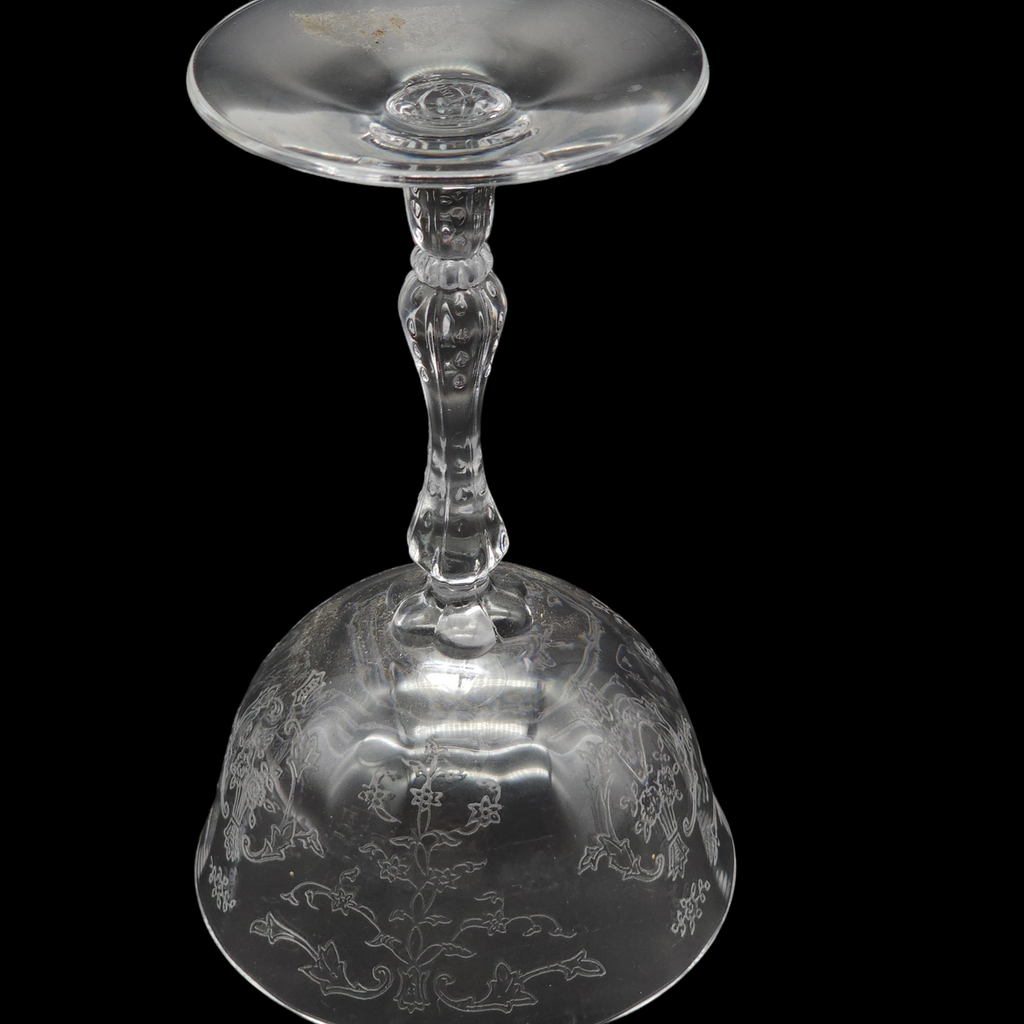 Fostoria Navarre Clear Crystal  Champagne/Tall Sherbet Glass